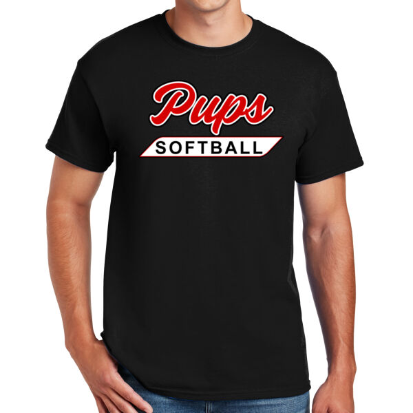 Pups Softball Unisex Tee Thumbnail